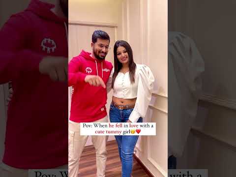 When he fell in love with a cute tummy girl❤️ #ashortaday #trendingonshorts #viralshorts #shorts
